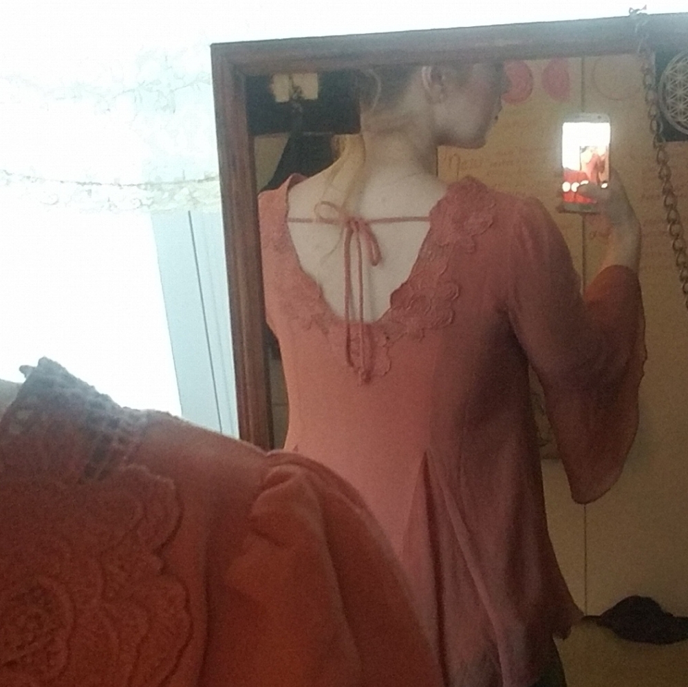 Free People lace flowy top